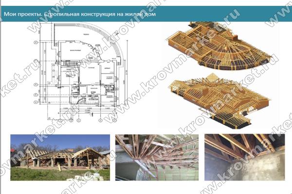 Планування даху будинку. проектування даху